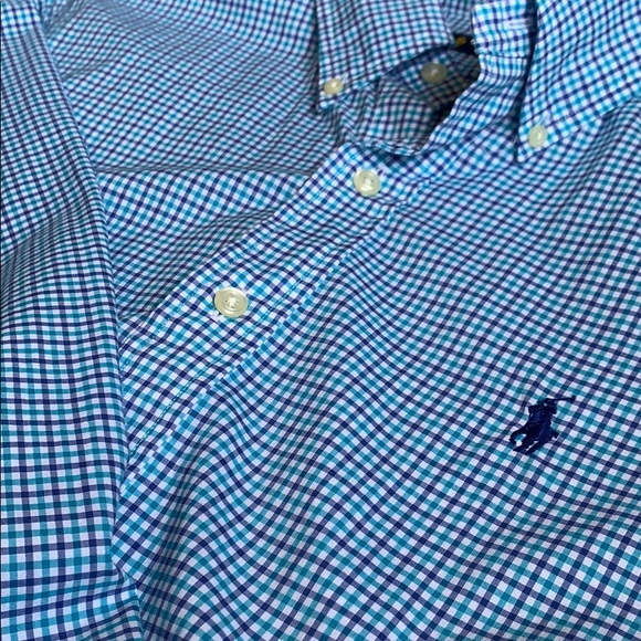 Ralph Lauren Gingham Oxford Shirt - Picture 4 of 5